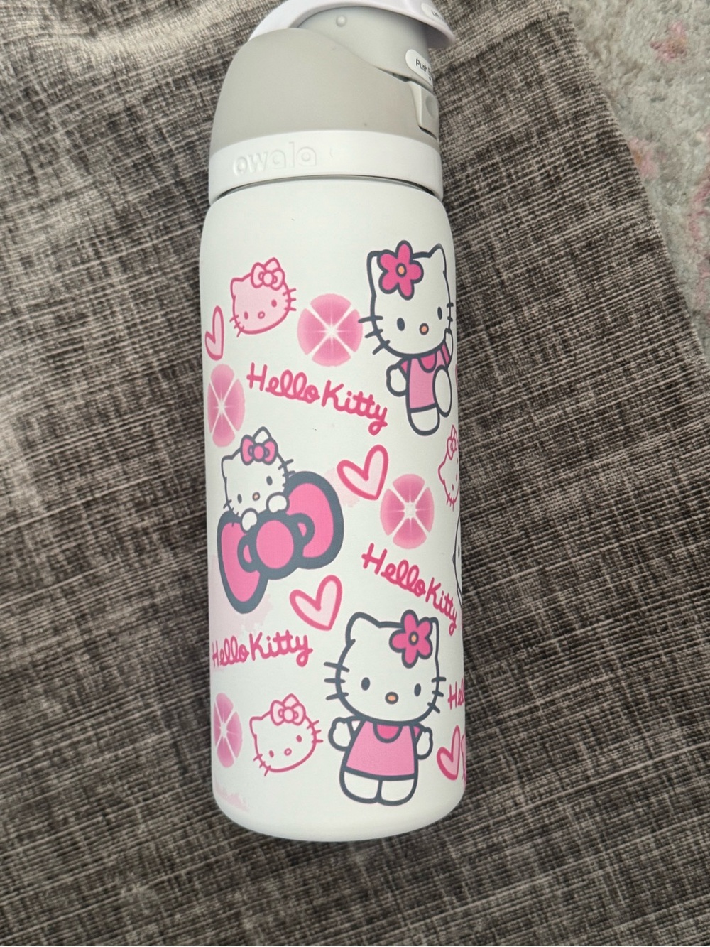 Hello Kitty Kids White & Pink Stainless Water Bottle by Owala